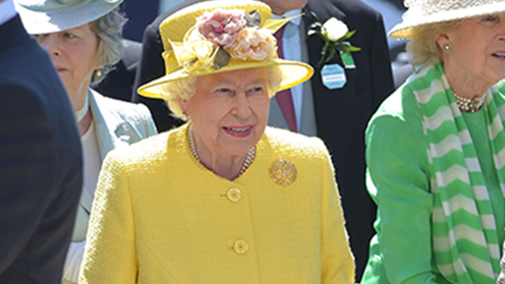 The Queen enjoys a day in the sunshine at the Epsom Derby!