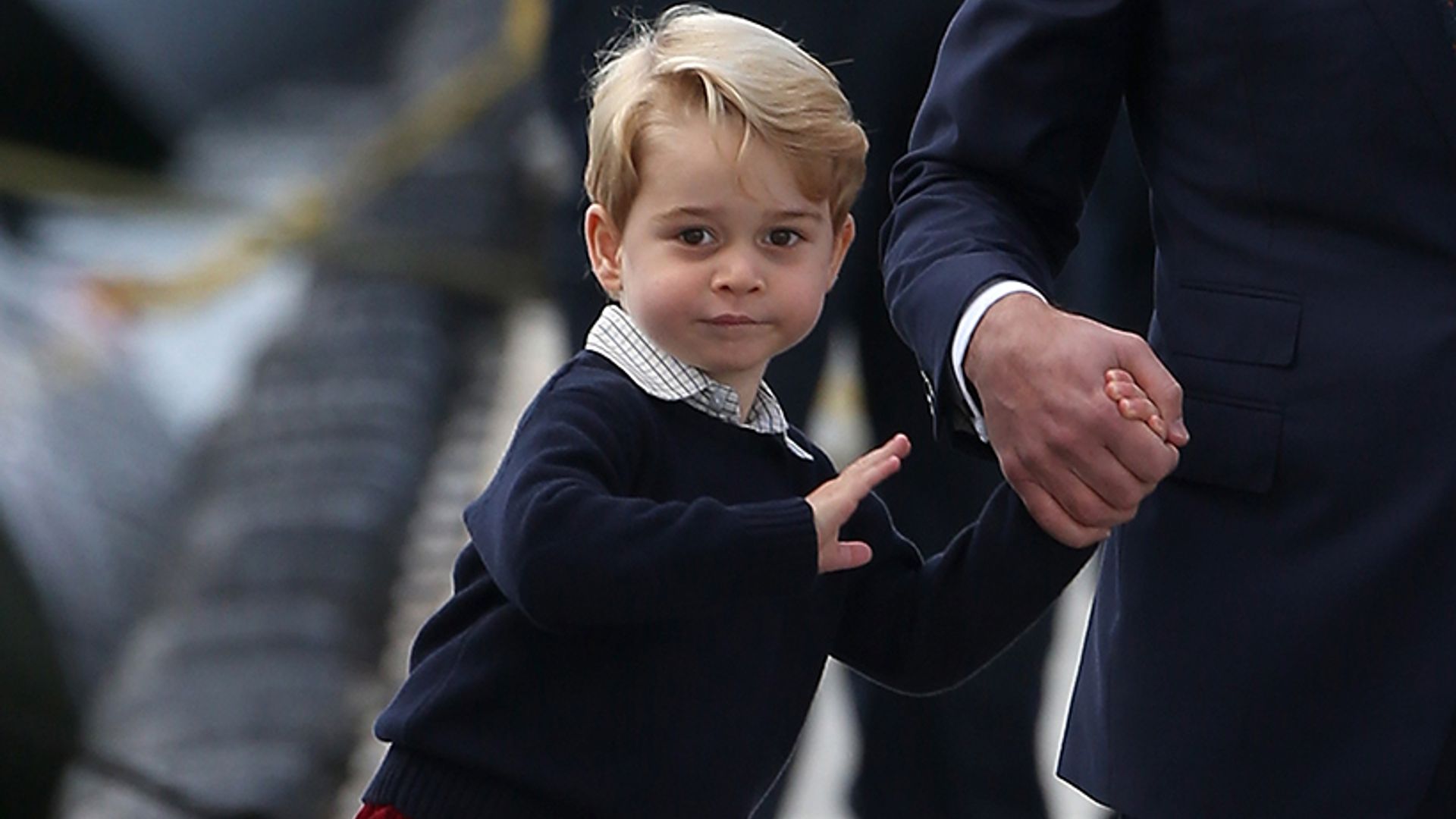 Prince George hasn't realised he has to go to school every day, says dad William