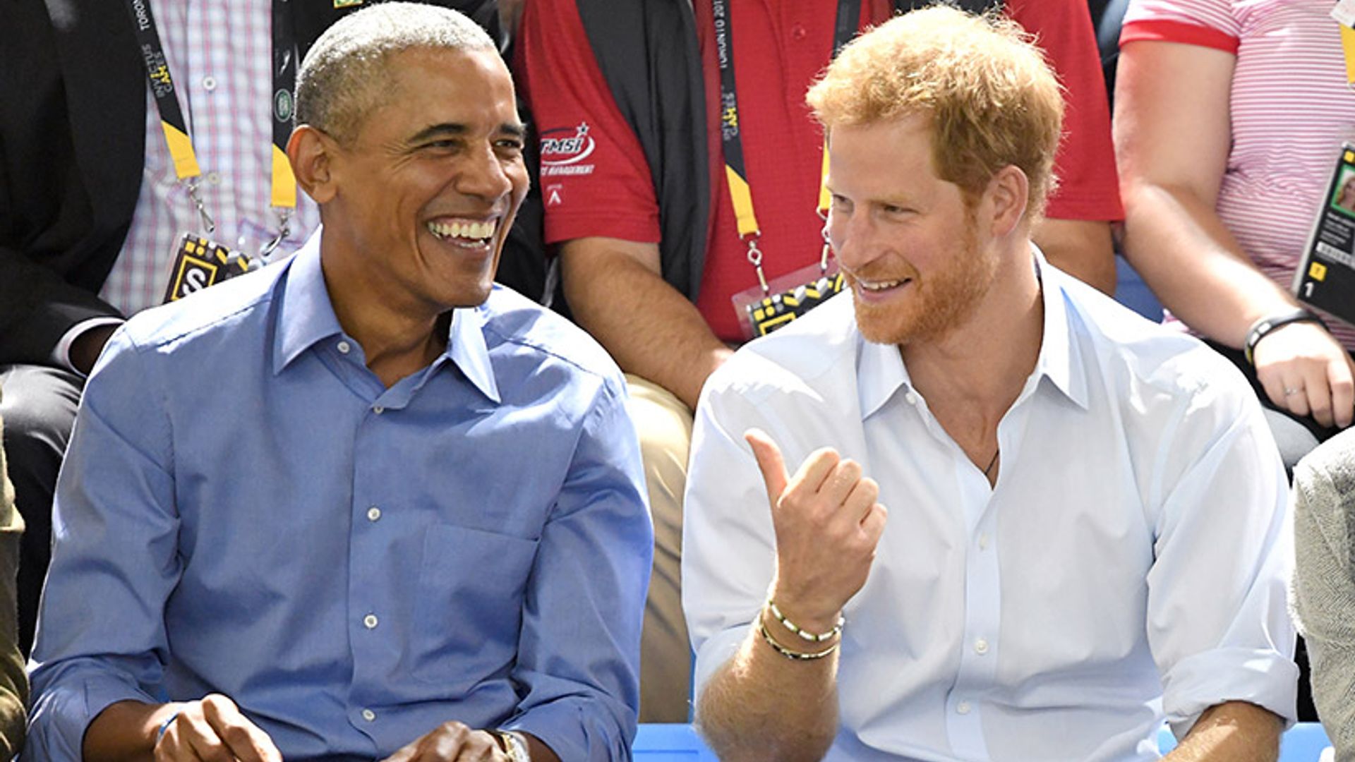 Barack Obama ‘quizzes Prince Harry on girlfriend Meghan’ at Invictus Games!