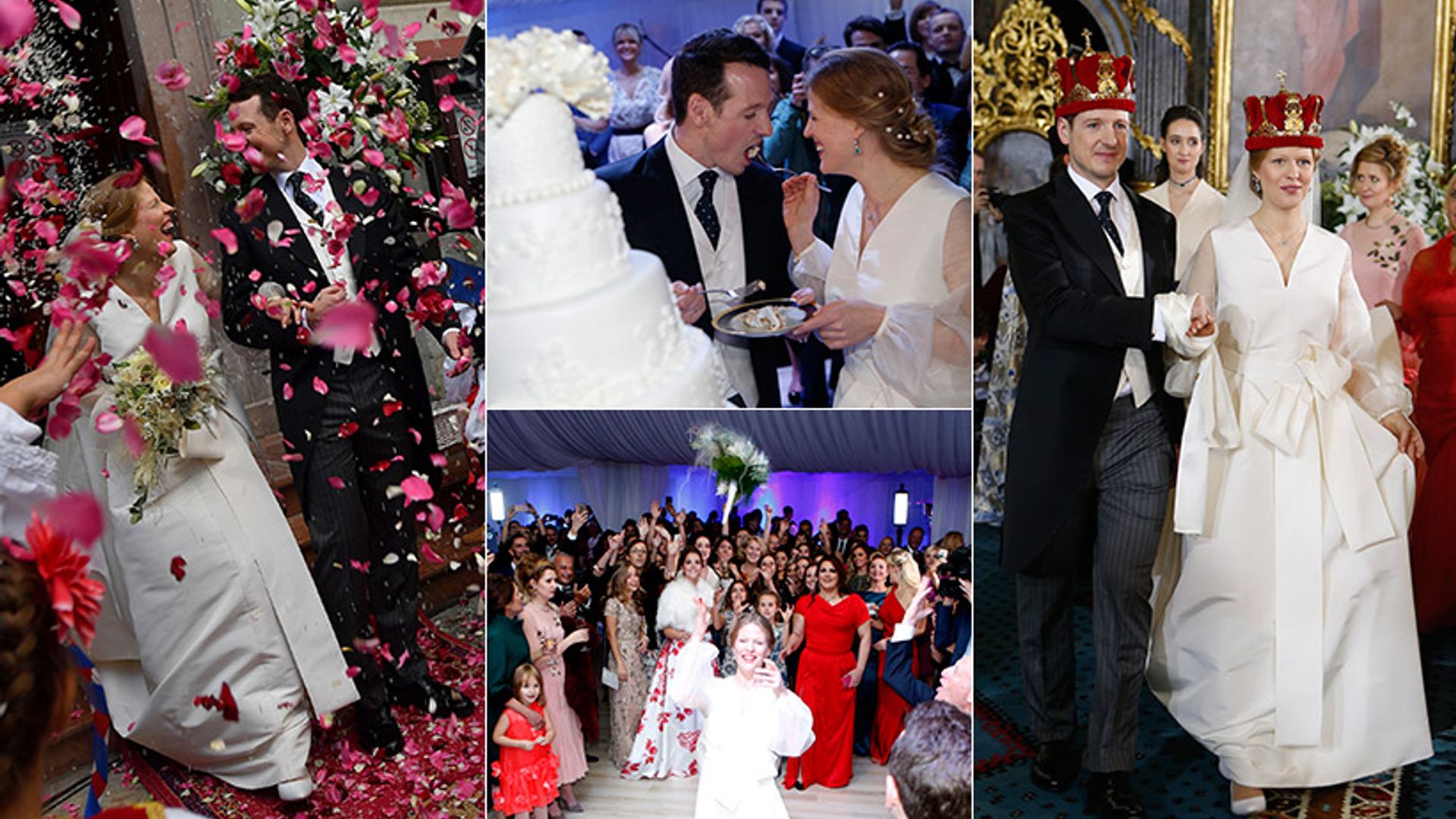Prince Philip of Serbia and Danica Marinkovic's royal wedding: all the photos