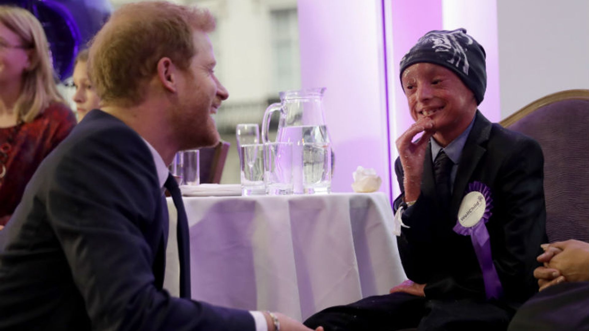 'Really lovely' Prince Harry bonds with seriously ill children at WellChild Awards