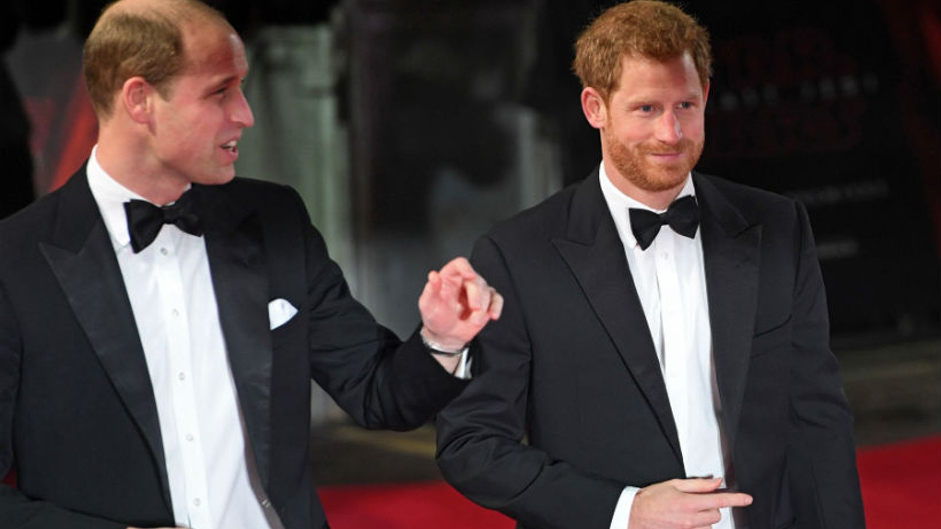 William and Harry make red carpet appearance for Star Wars premiere