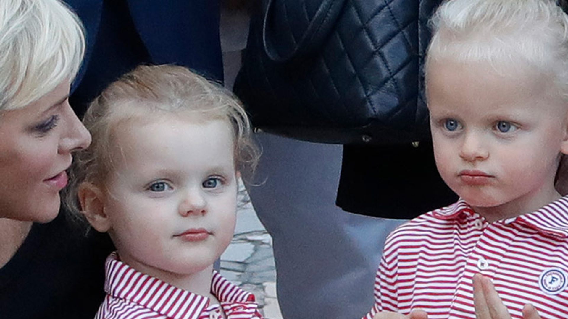Monaco twins Prince Jacques and Princess Gabriella look all grown up in new Christmas photo 