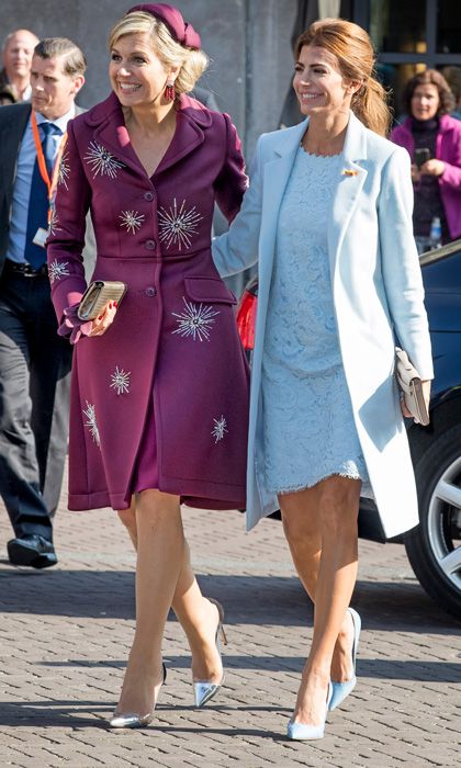 Queen Maxima, Queen Rania and Juliana Awada make a stylish trio in ...