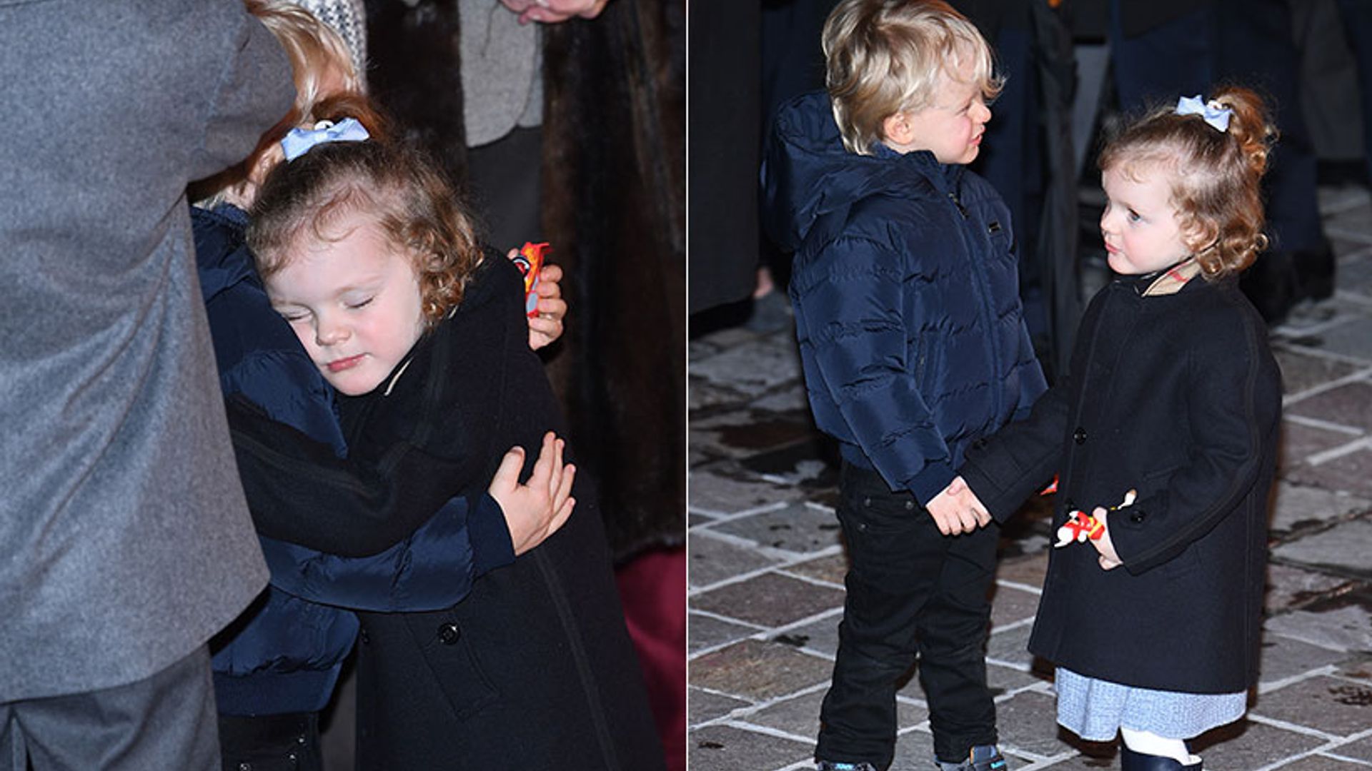 Monaco's Prince Jacques and Princess Gabriella show off strong twin bond 