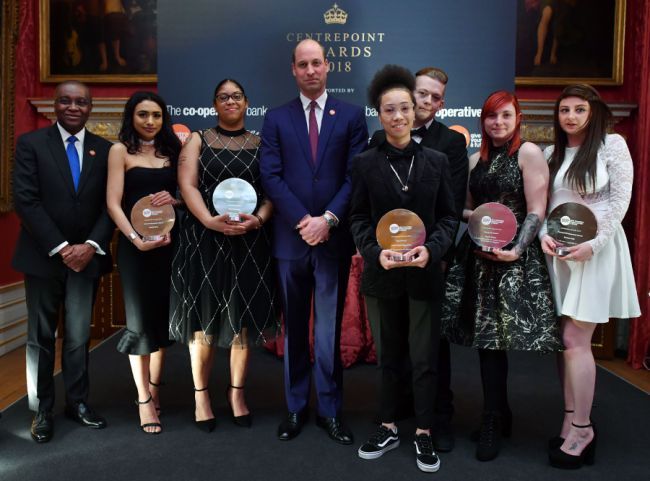 Prince-William-centrepoint-awards-recipients