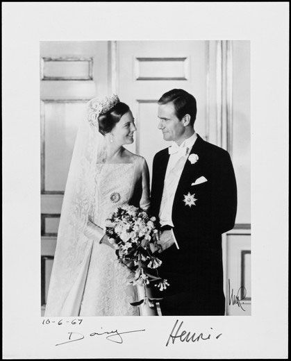 Prince Henrik and Queen Margrethe wedding