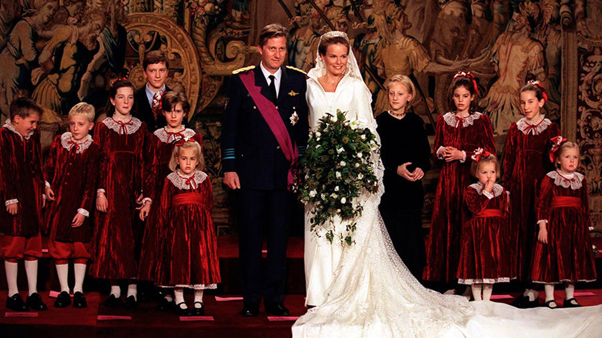 King Philippe and Queen Mathilde of Belgium's royal wedding: A photo album