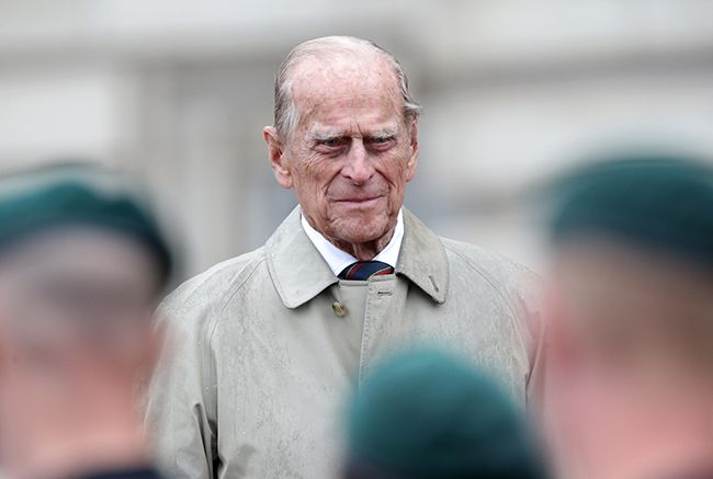 the queen husband prince philip smiling