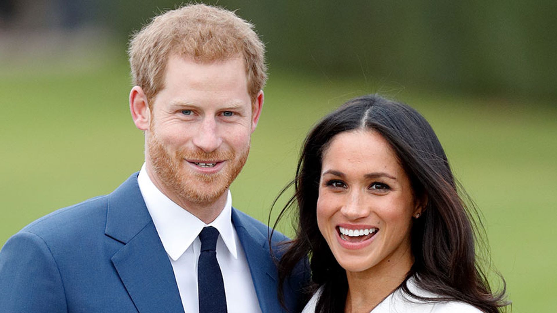 Prince Harry and Meghan Markle&#39;s picture removed by the Queen | HELLO!