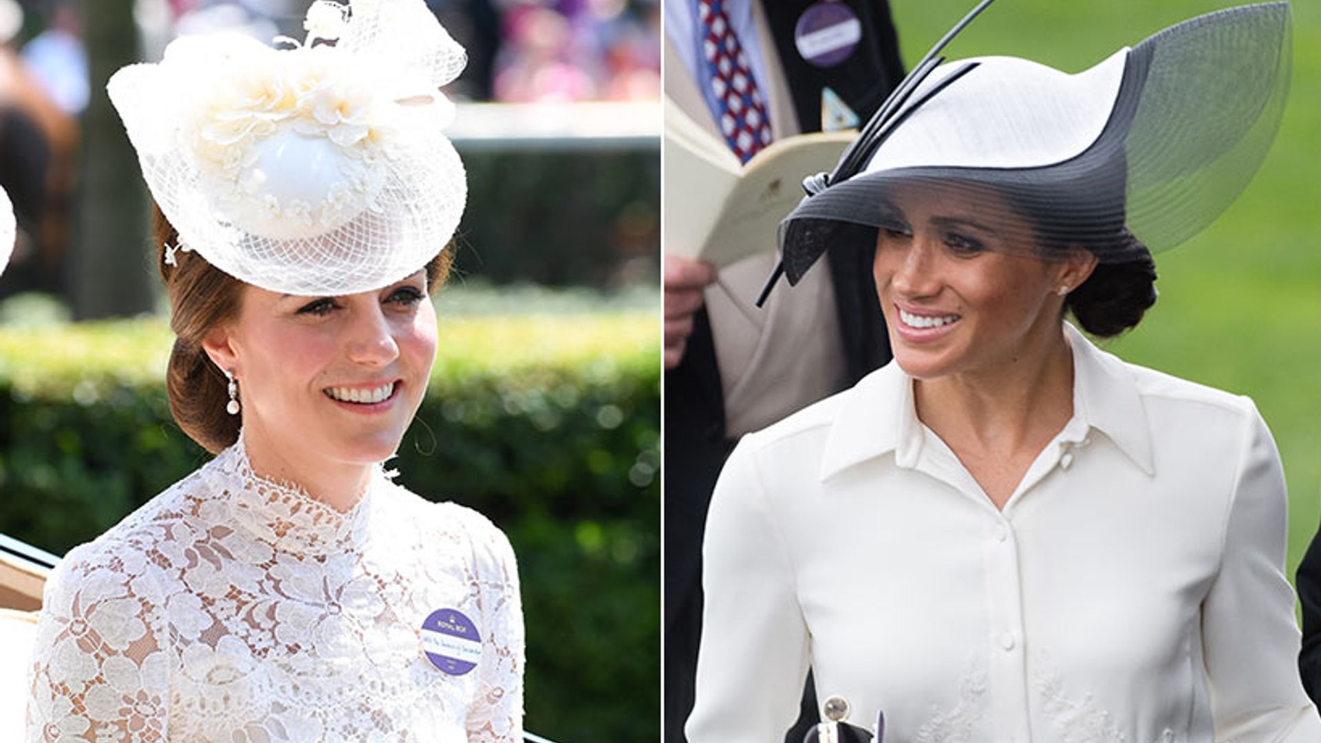 Why Meghan didn't wear her name tag at Ascot - even though Kate always does
