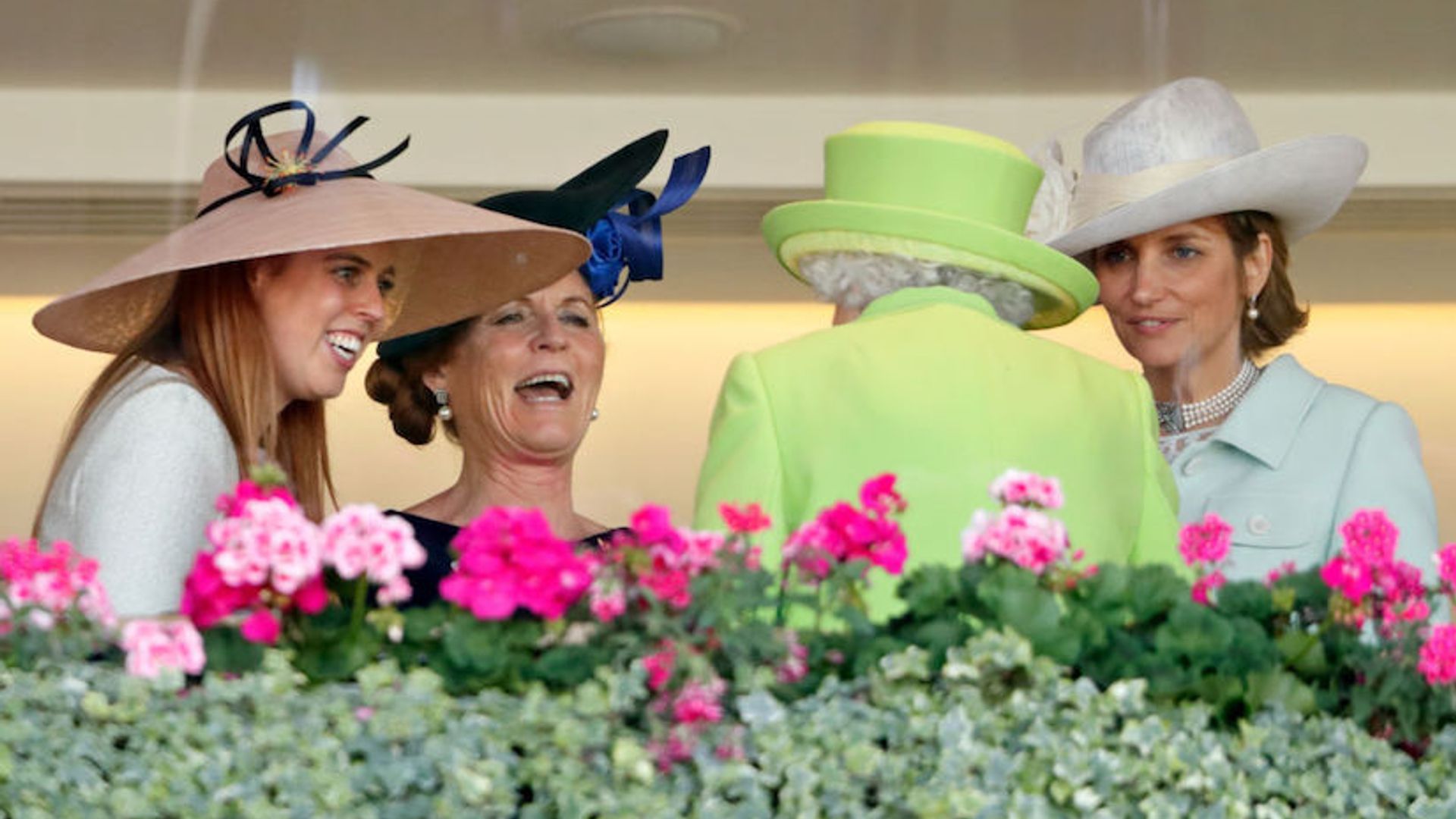 The Queen and Sarah Ferguson laugh and joke together at Royal Ascot: see the pictures