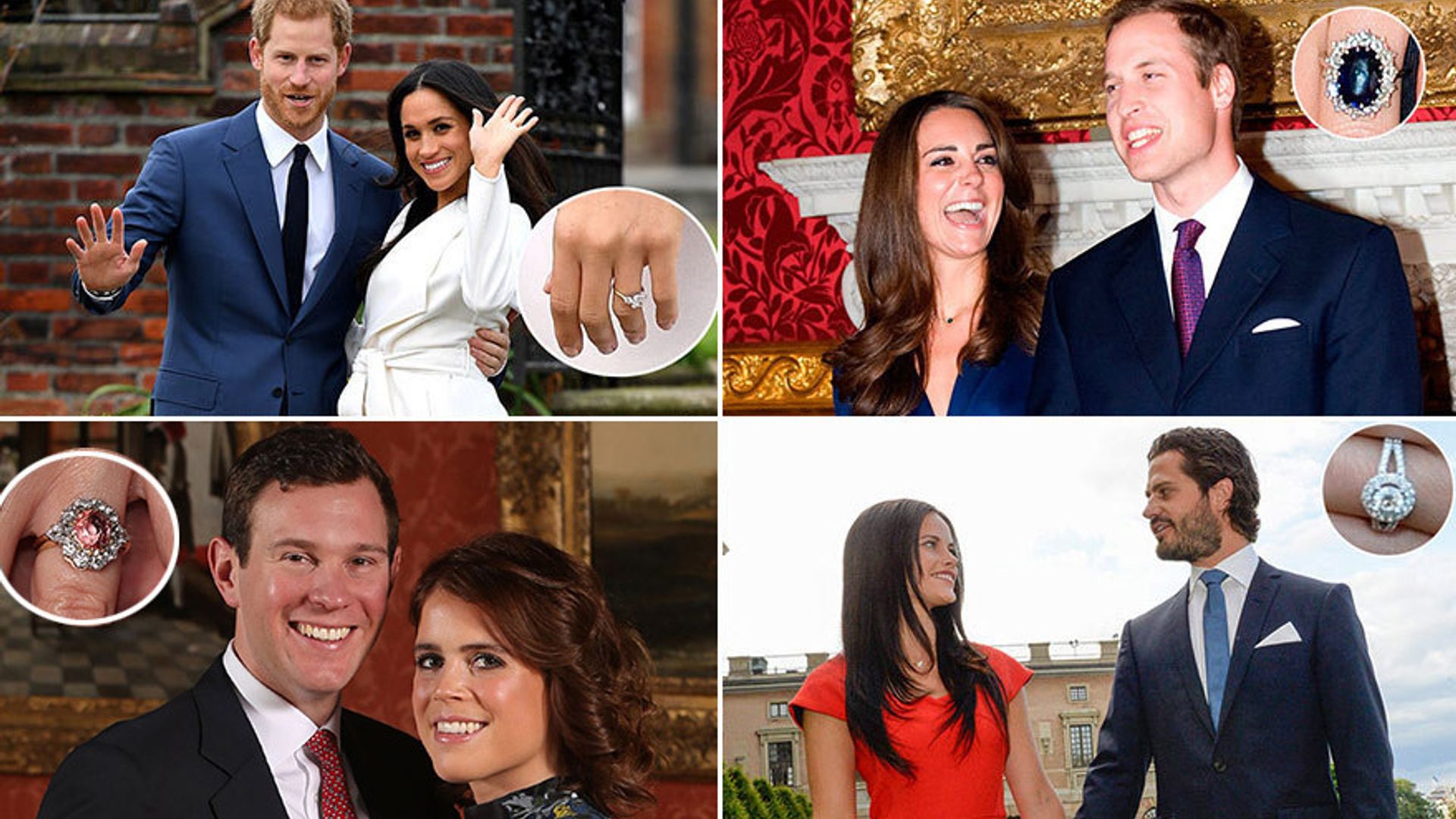 From Queen Elizabeth to Princess Eugenie: How the royals announced their engagements