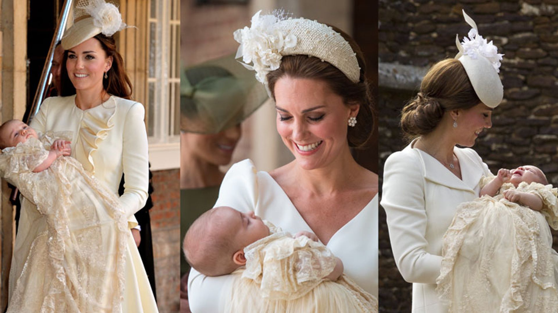 Video: How Prince Louis&#39; christening compared with Prince George and Princess Charlotte&#39;s big ...