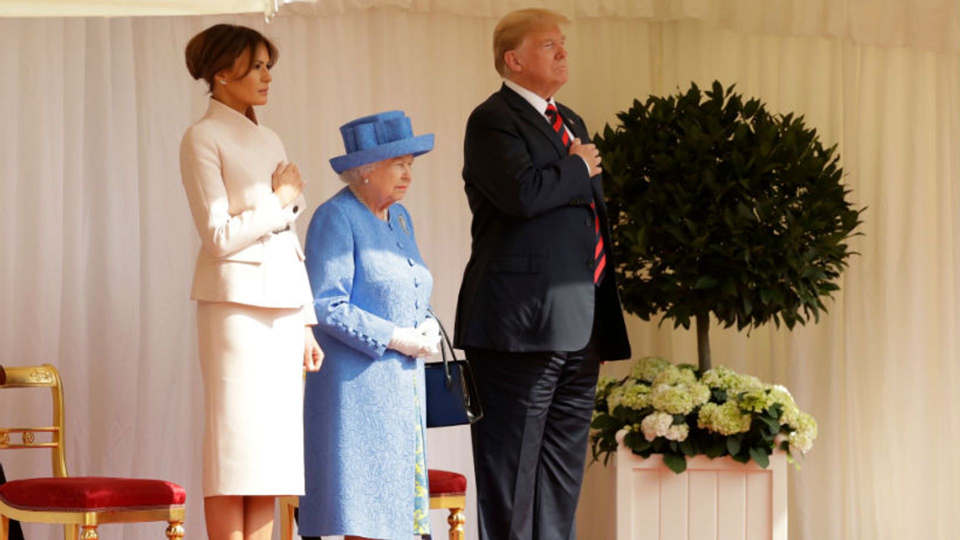 All the pictures of the Queen's meeting with Donald and Melania Trump 