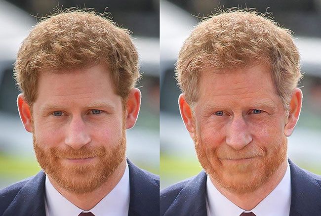 https://www.hellomagazine.com/imagenes/royalty/2018090461916/how-kate-middleton-meghan-markle-would-look-like-when-60/0-293-859/prince-harry-before-and-after-z.jpg