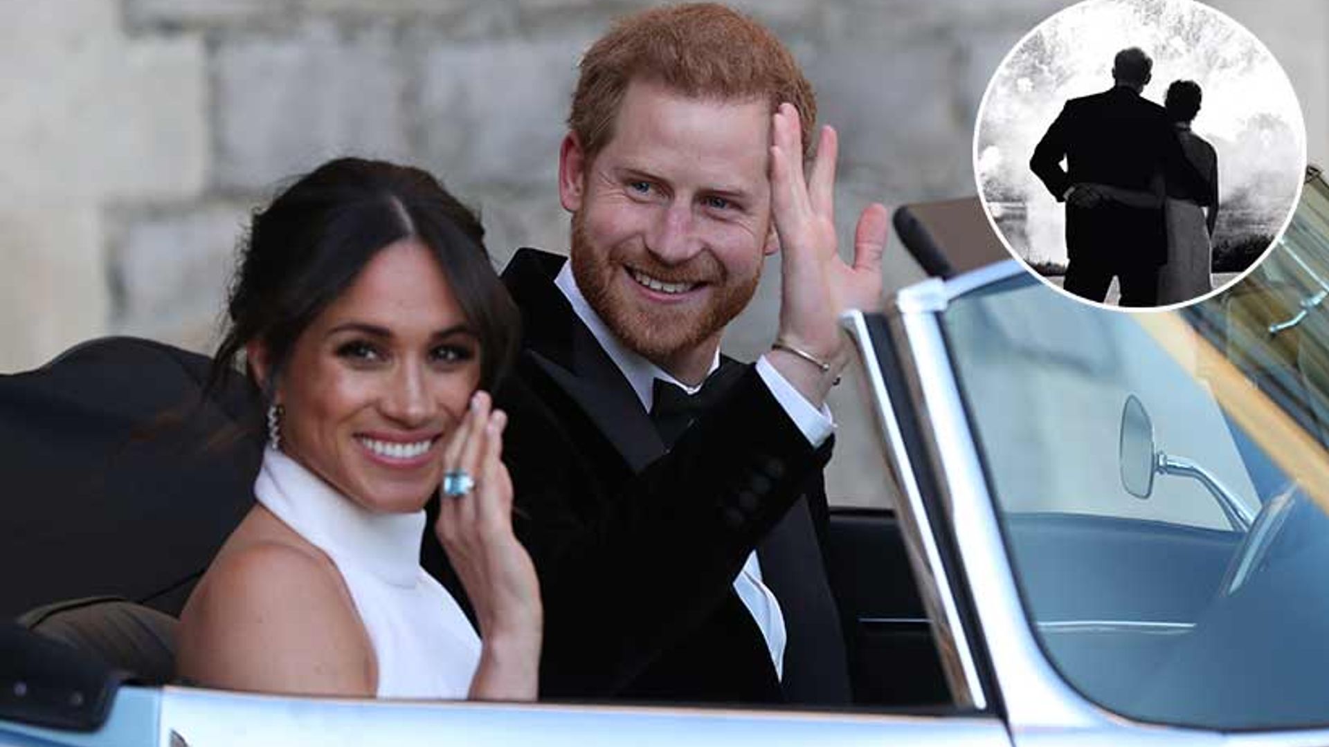Prince Harry and Meghan Markle release never-before-seen royal wedding photo for their first ...
