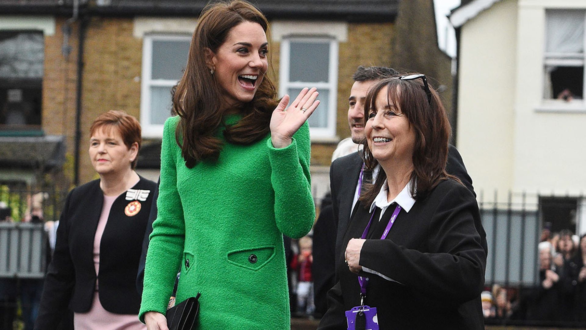Kate Middleton reveals the one item that makes her happy on London school visit – see best photos