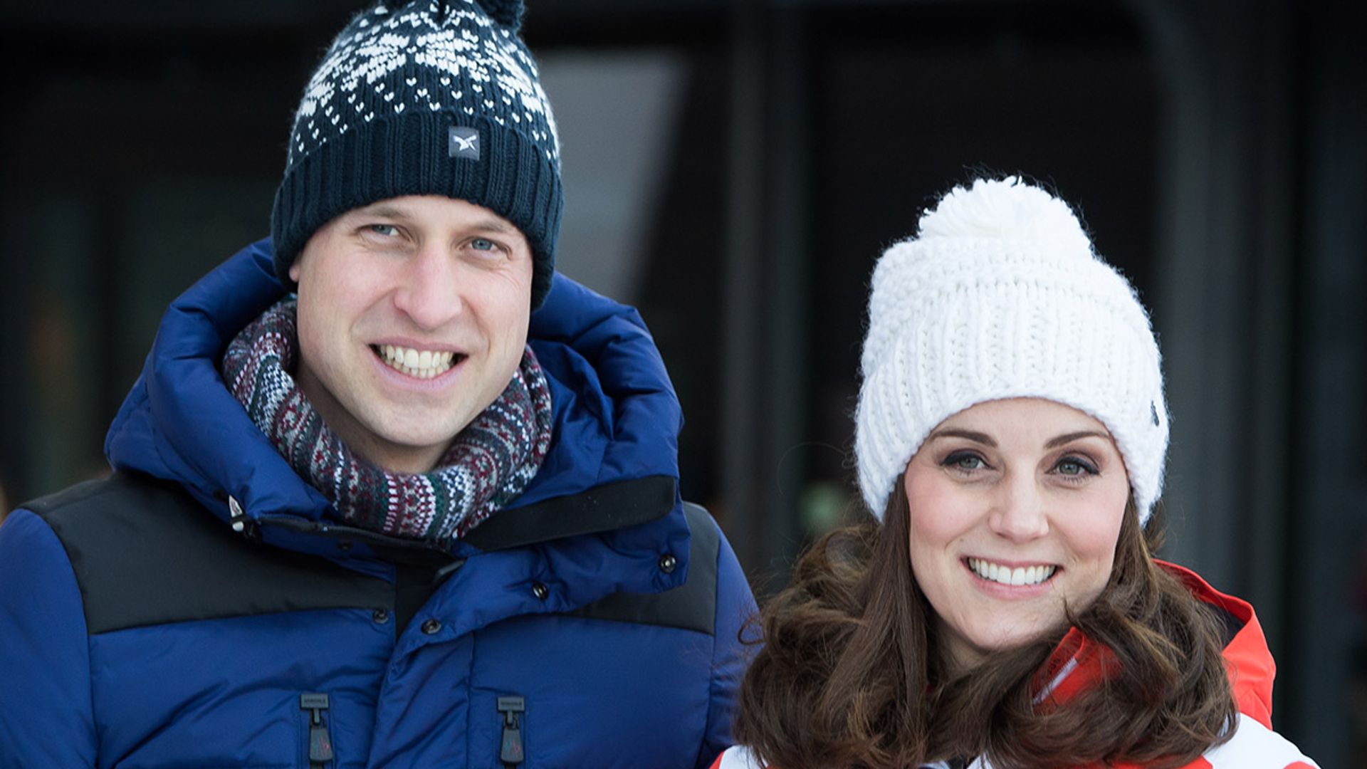 prince william and kate middleton in ski wear