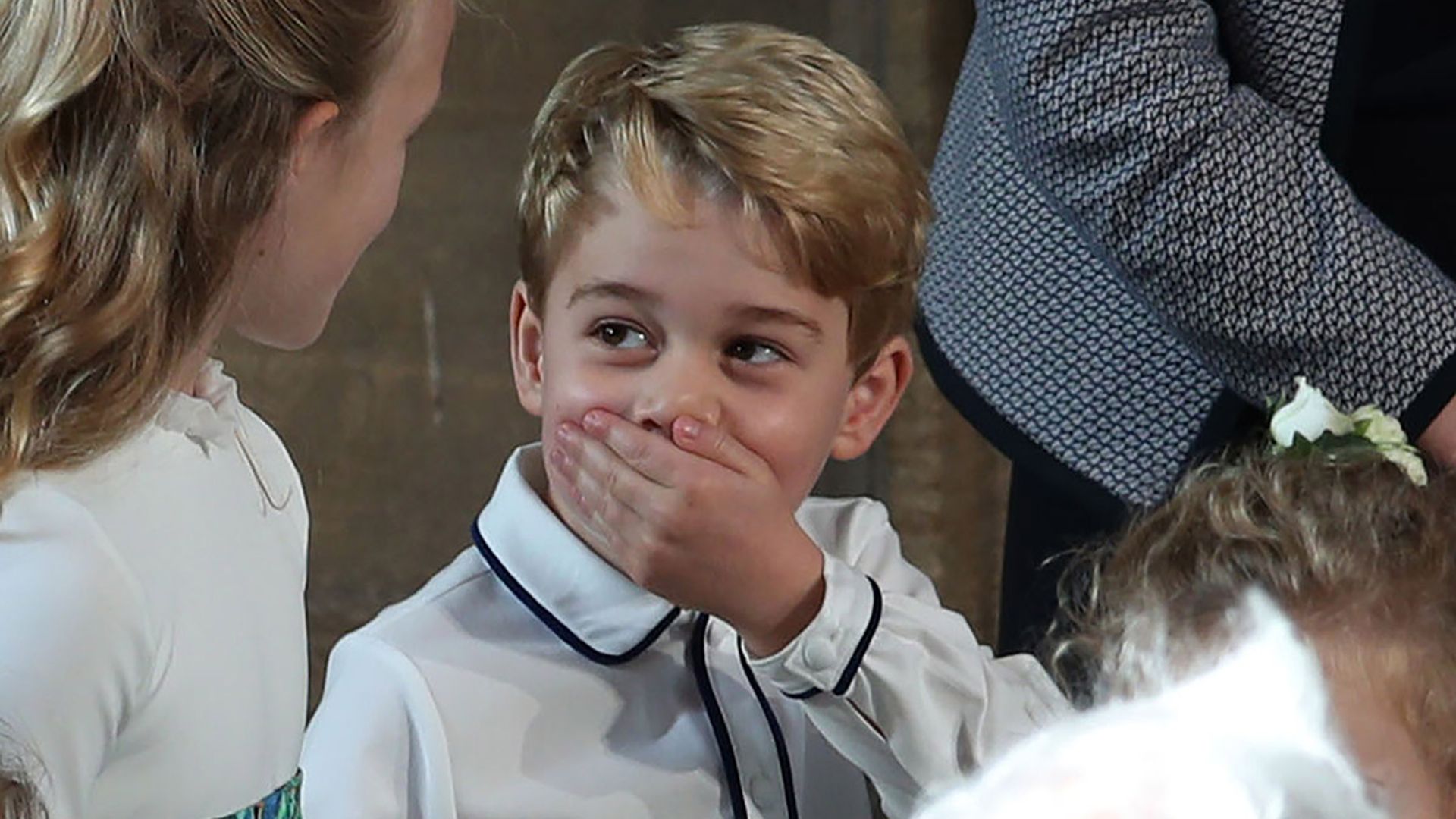 prince george at royal wedding