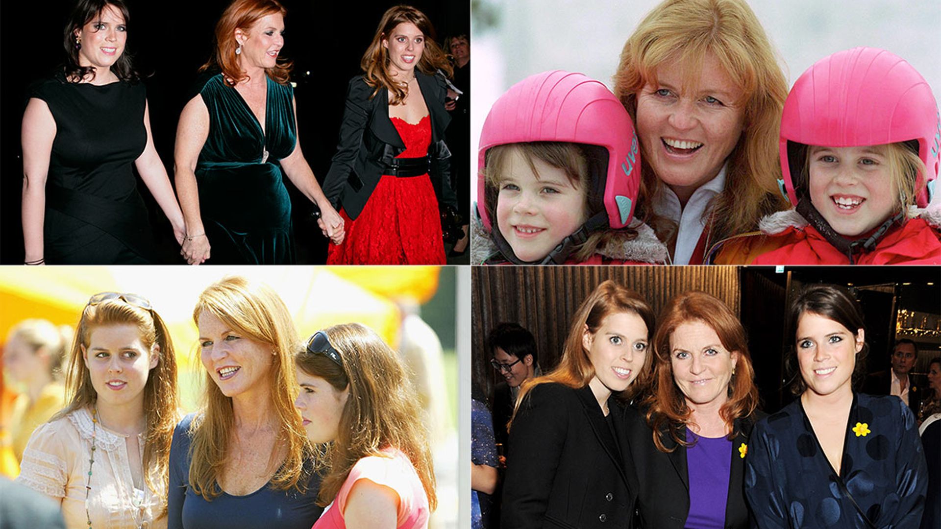 All the photos that show Sarah Ferguson has the best mother-daughter bond with Princesses Beatrice and Eugenie 