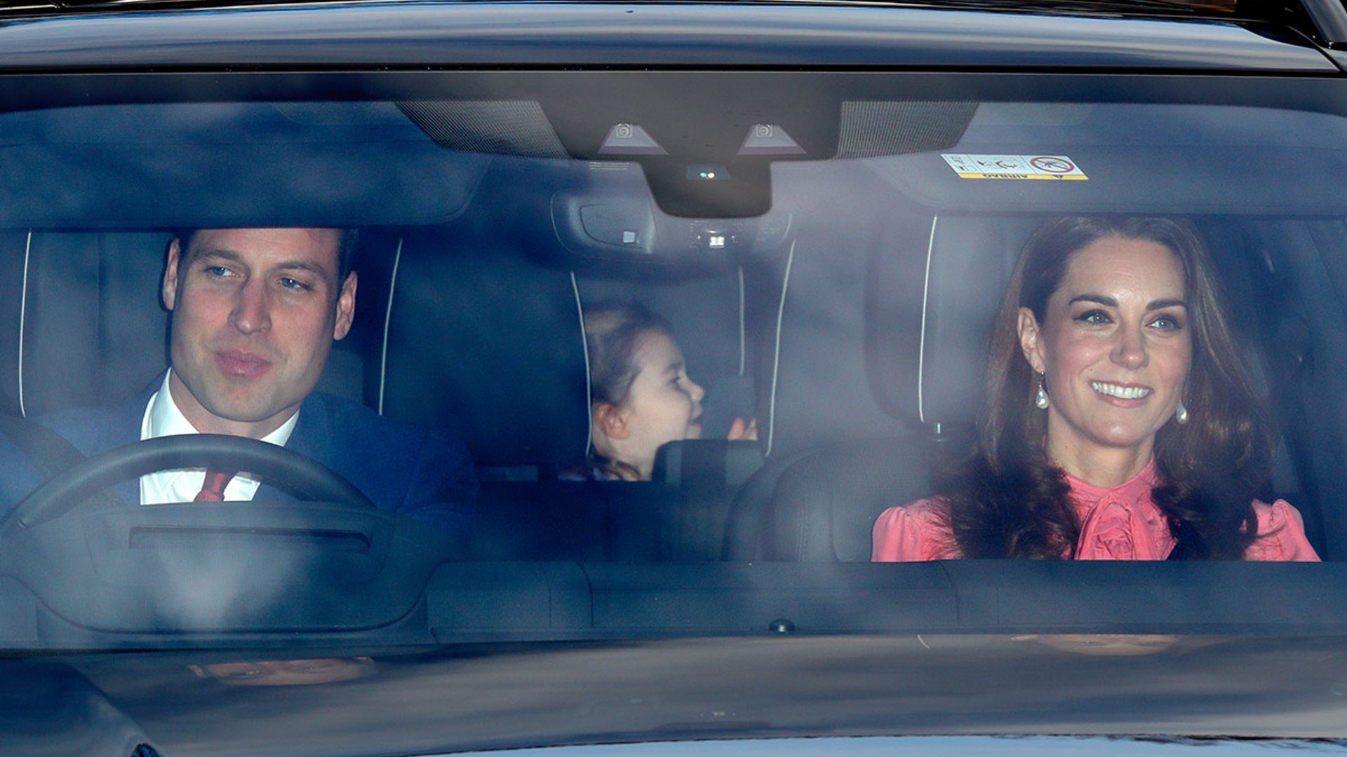 kate middleton in a car