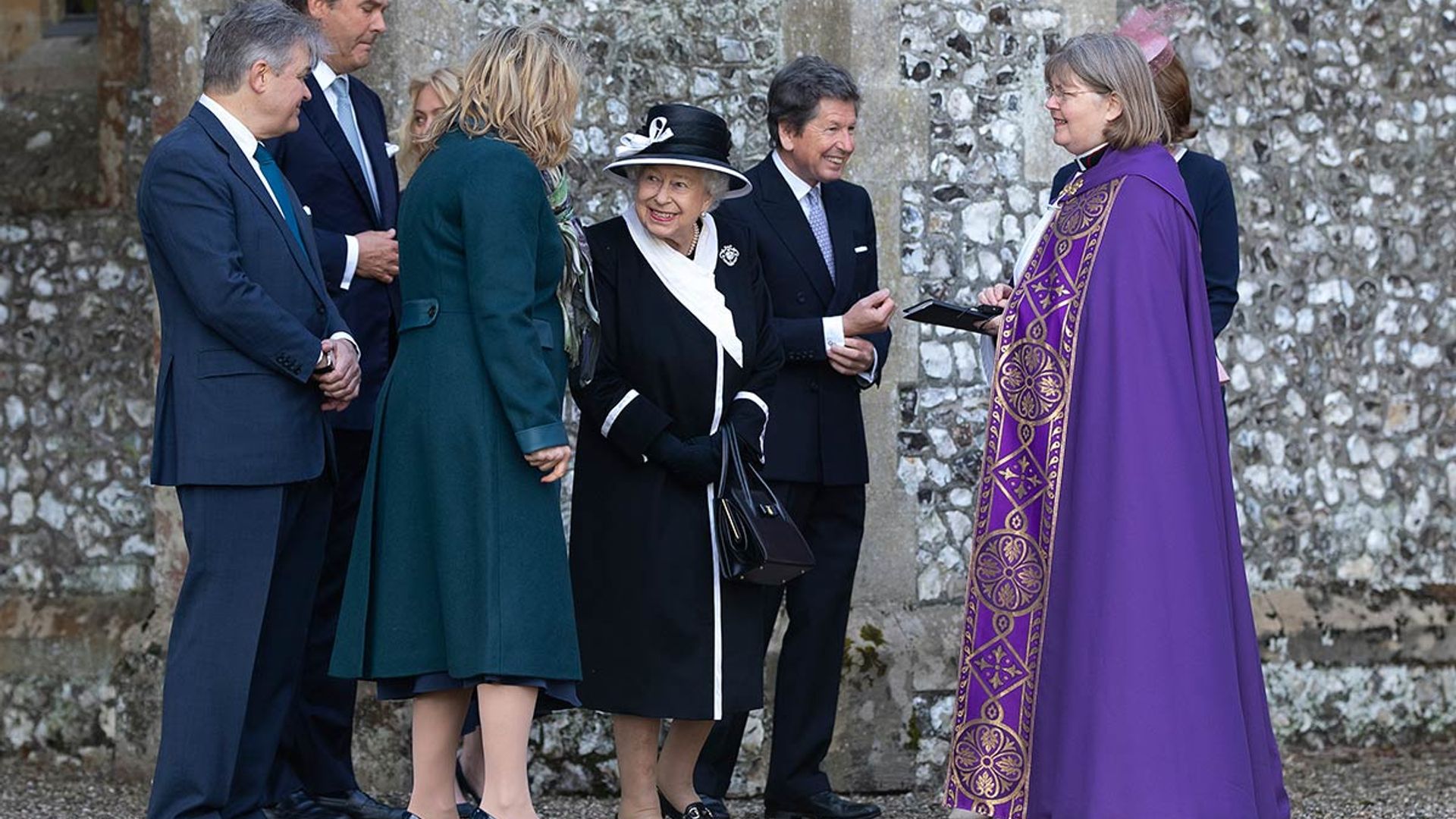 queen attends funeral of friend