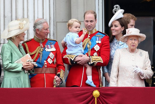 prince george makes trooping the colour debut