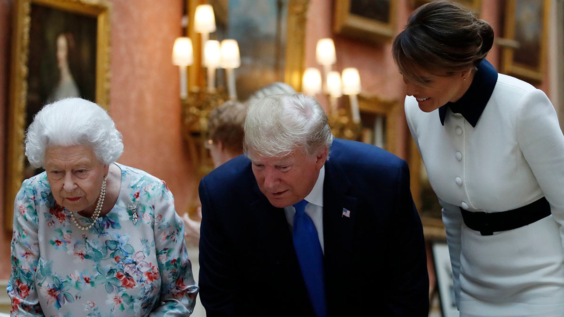 See what lavish gifts the Queen gave President Trump and wife Melania