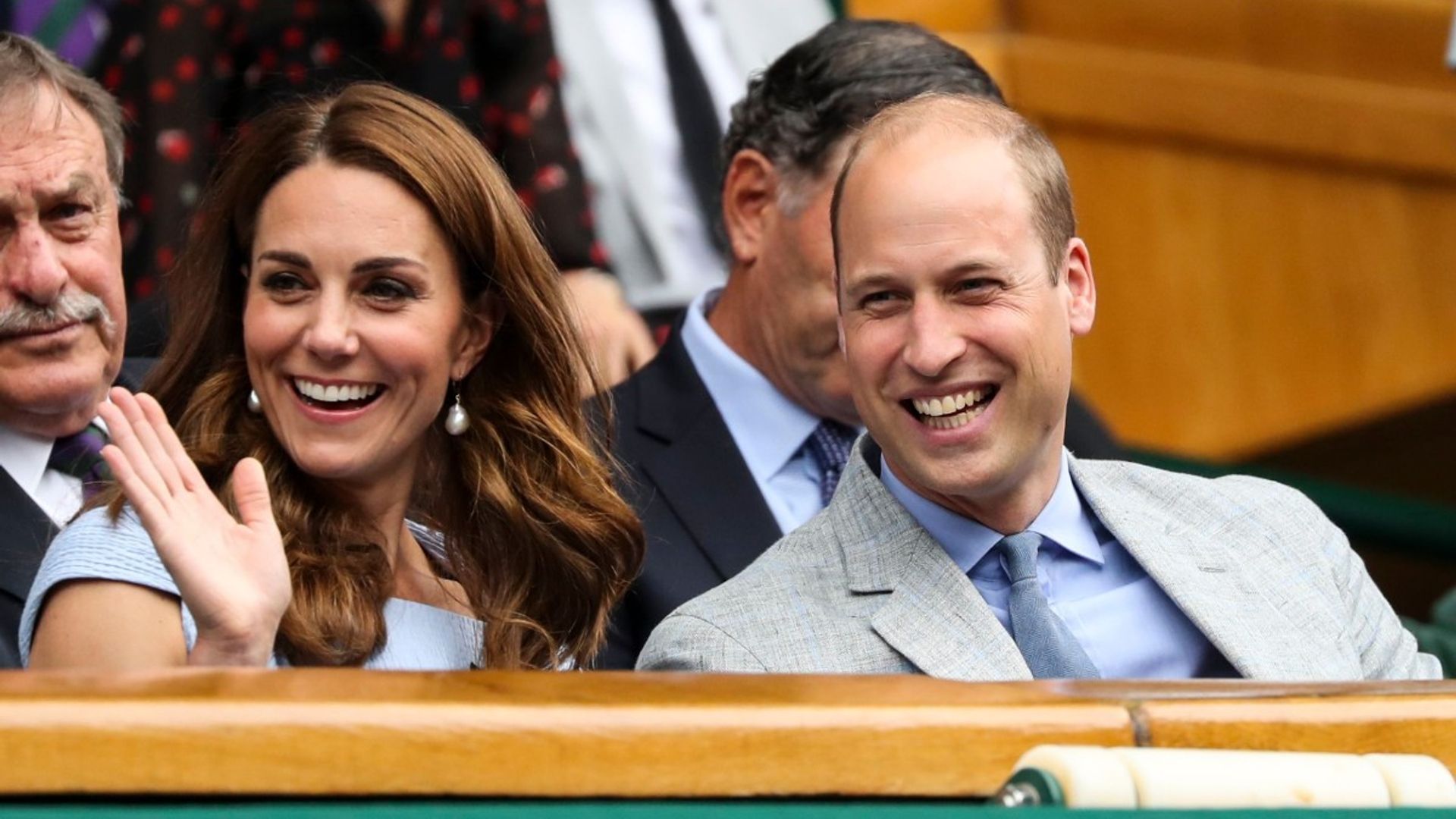 Kate Middleton and Prince William join the Middleton family at Wimbledon men's final