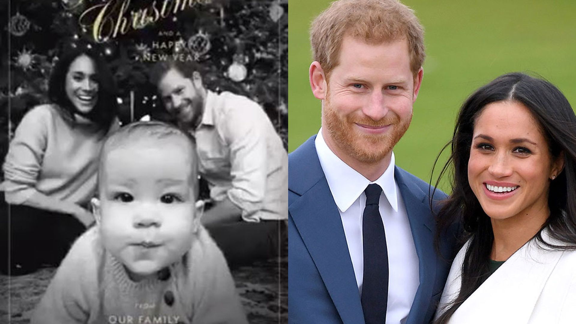 Breaking Prince Harry And Meghan Markle Release Adorable Christmas Photo With Baby Archie See Picture Hello