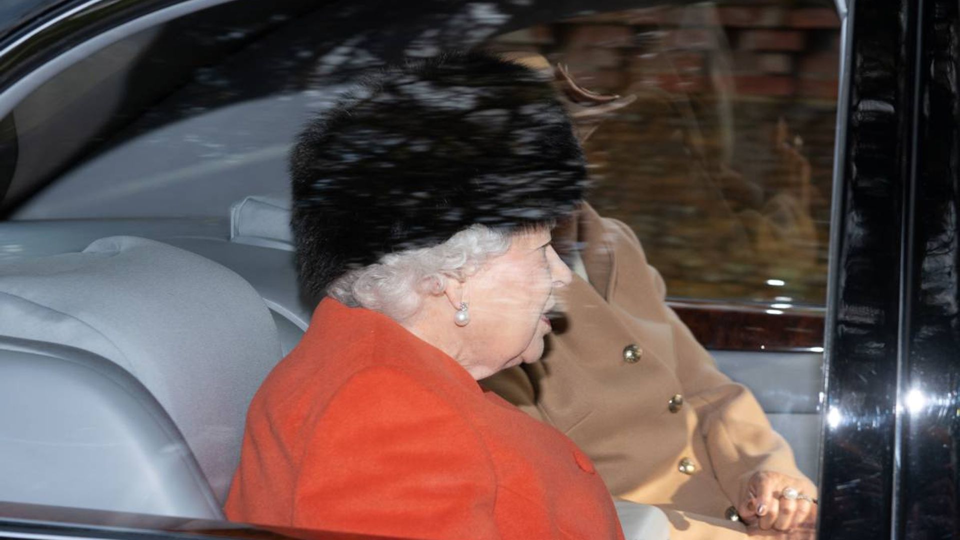The Queen attends church with daughter Princess Anne following ill health last week