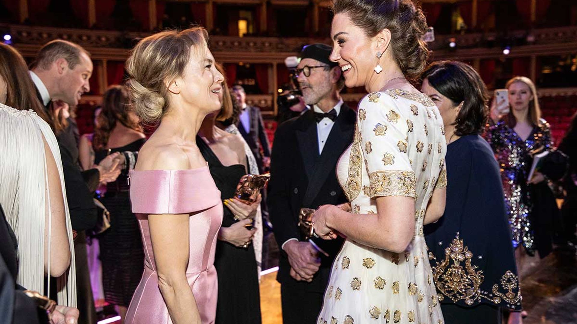 The stars Prince William and Kate Middleton met at the BAFTA Awards 2020