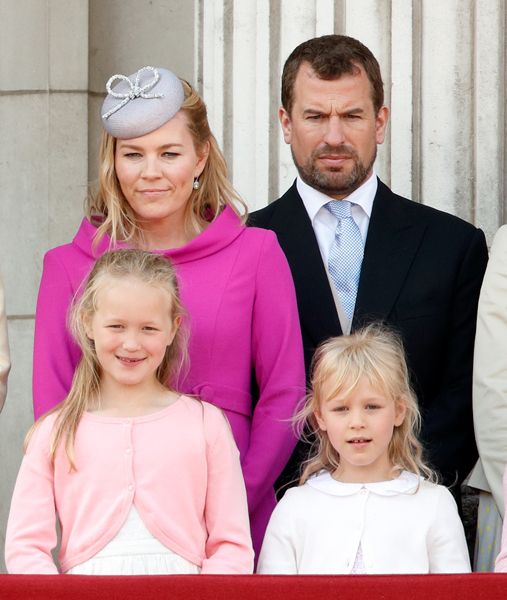 peter and autumn phillips with daughters