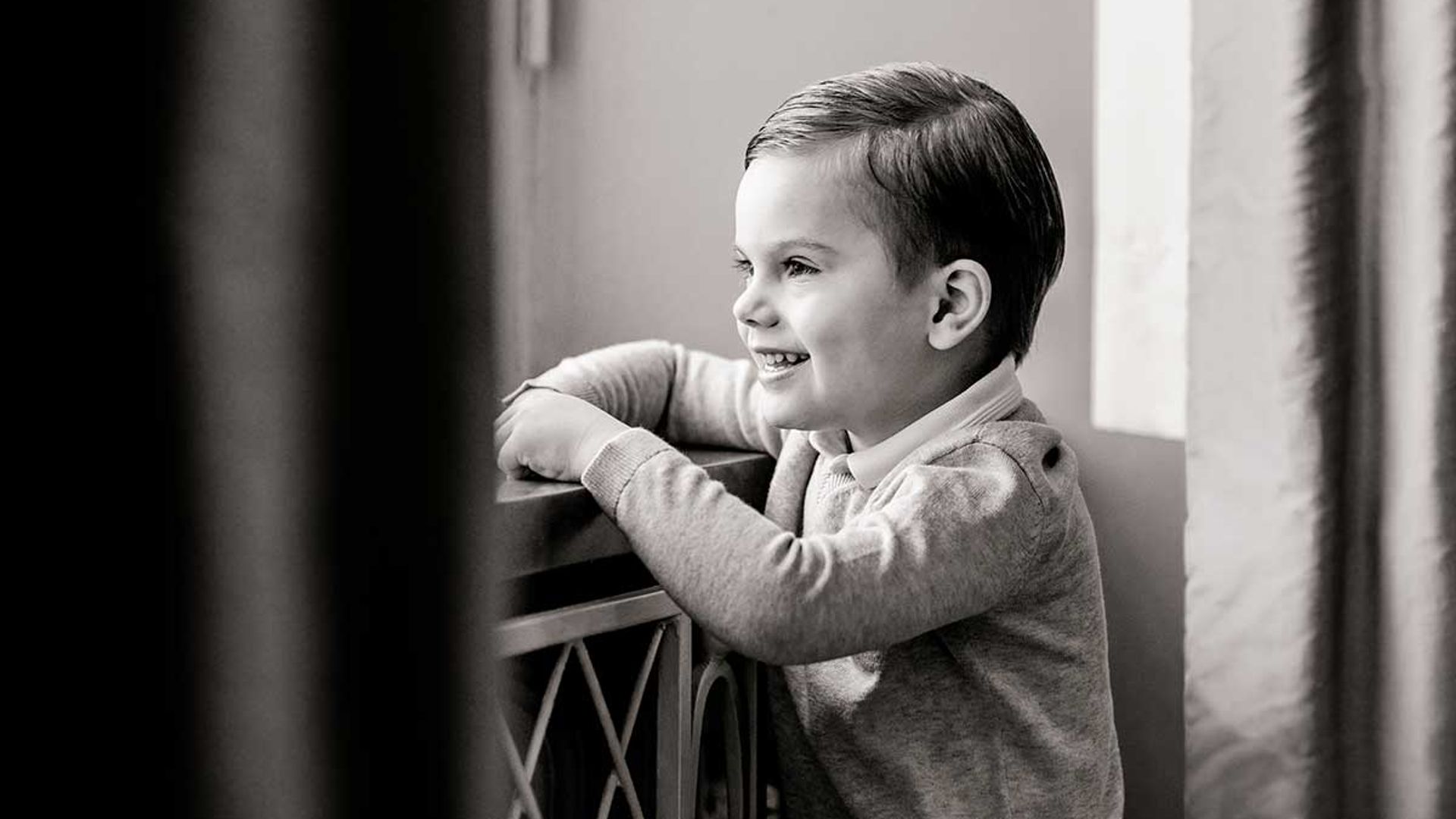 New precious photos released of Prince Oscar of Sweden to mark fourth birthday