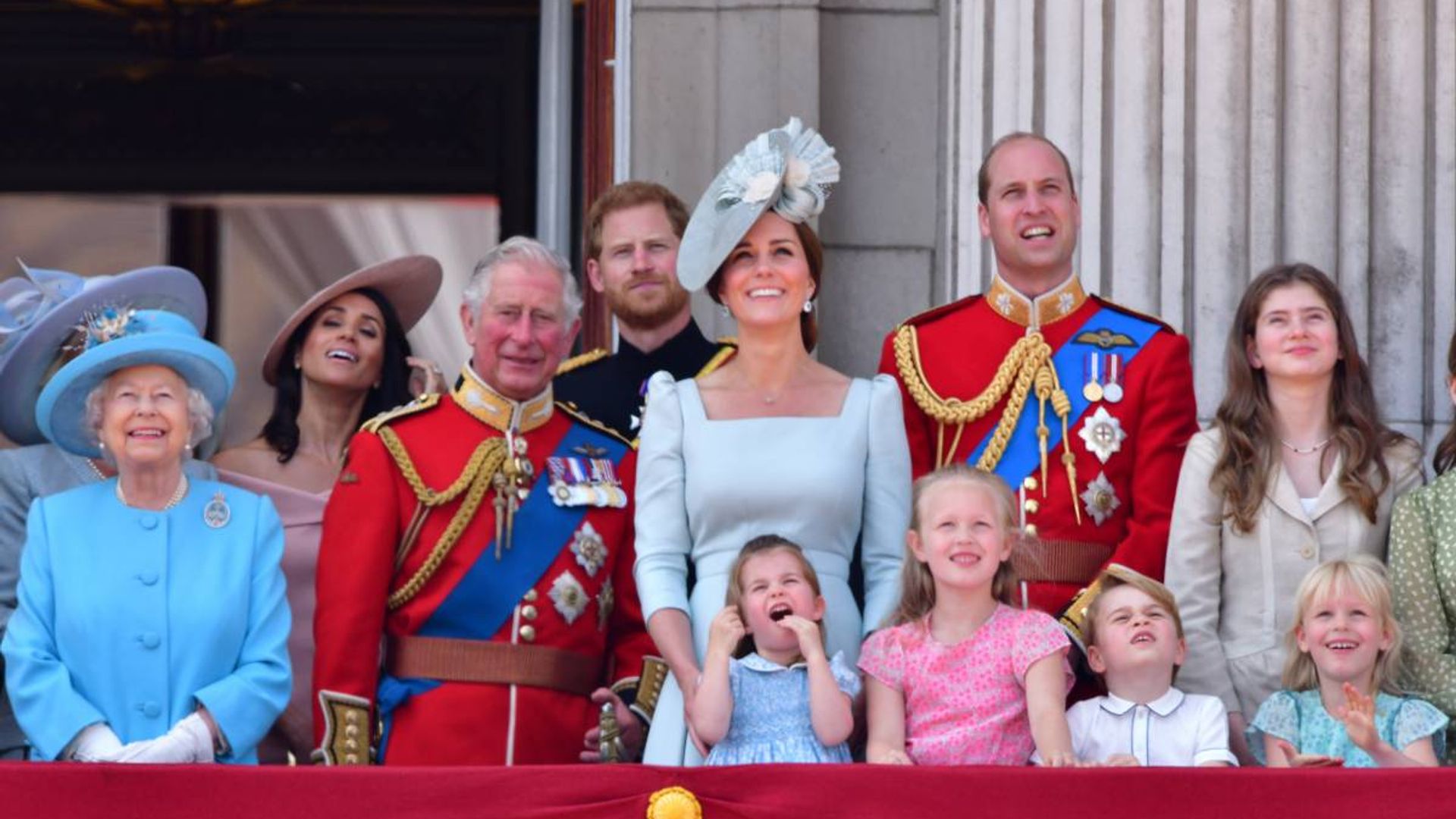royal family trooping the colour 2019
