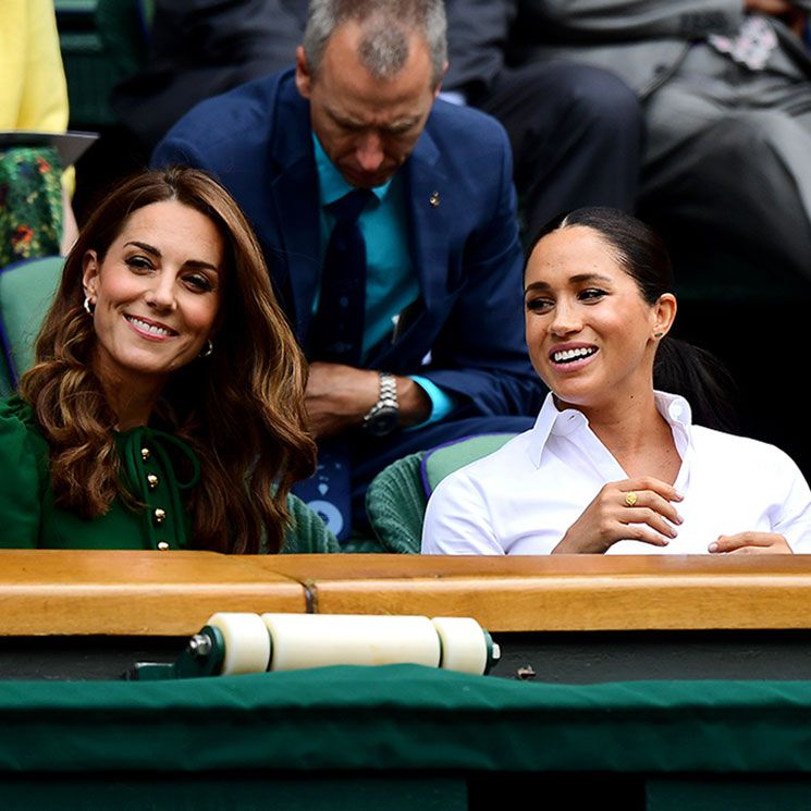 Look back to when Meghan Markle, Kate Middleton and sister Pippa enjoyed a girly day out at Wimbledon