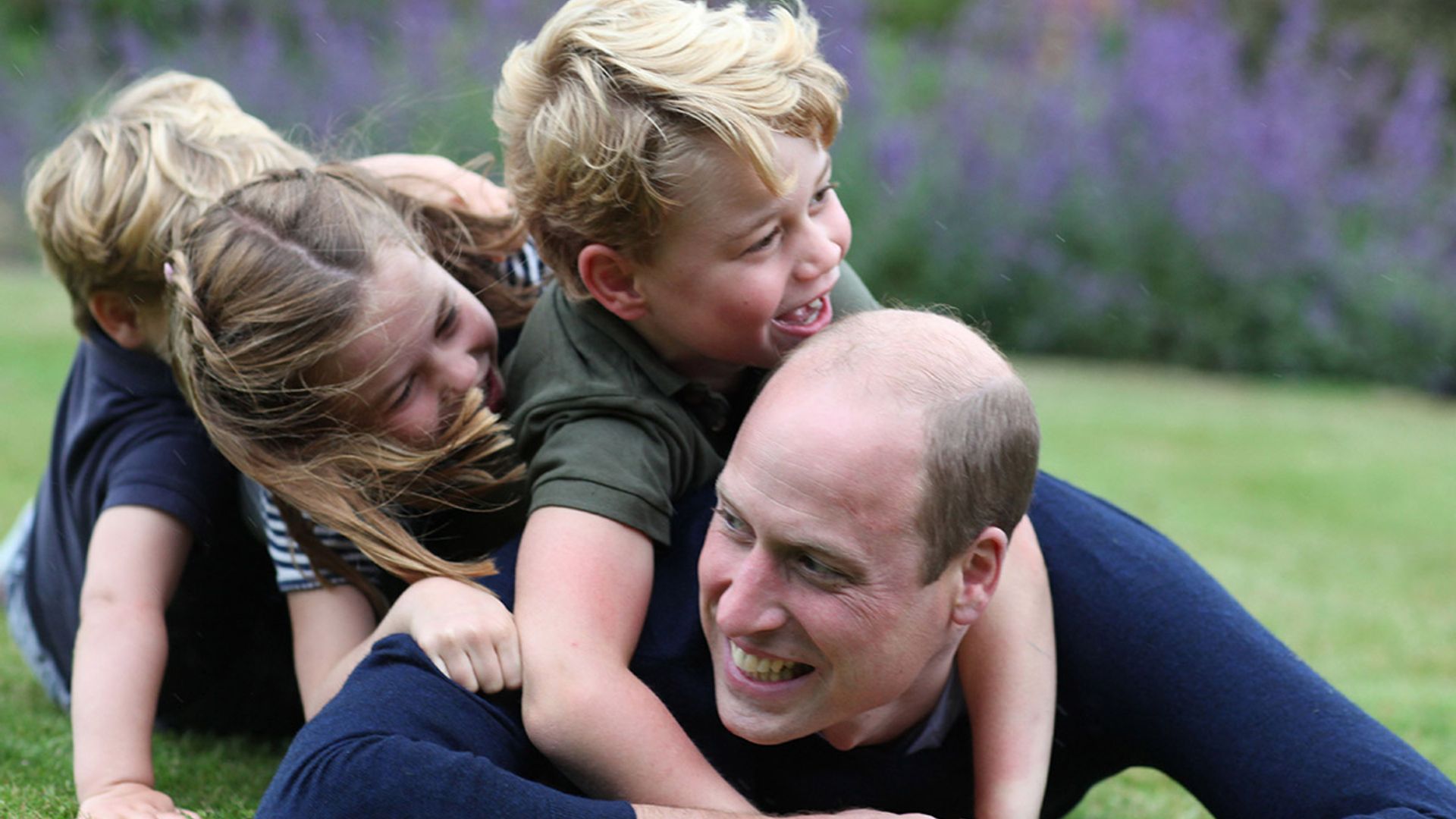 Kate Middleton&#39;s children George, Charlotte and Louis star in brand new gardening photos! | HELLO!
