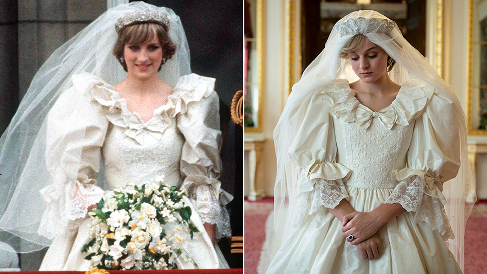'Very moving to see': Princess Diana's wedding dress designer Elizabeth Emanuel on Emma Corrin's gown on 'The Crown'