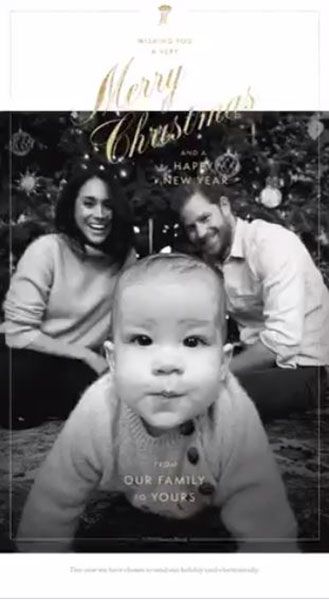 Meghan Markle Prince Harry And Archie Release Adorable Christmas Card Hello
