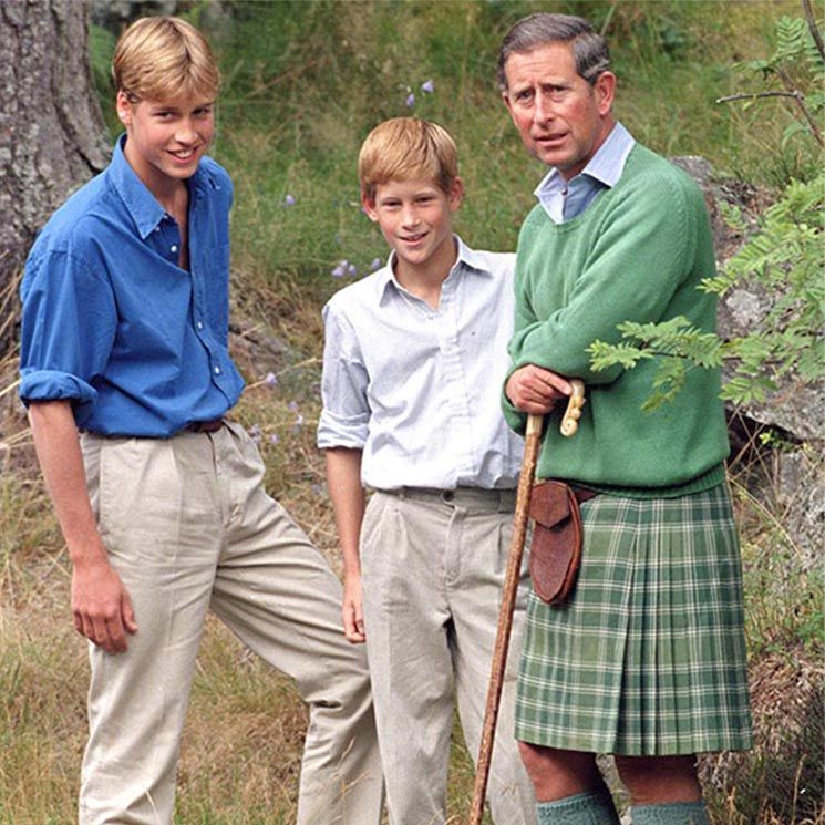 7 photos of the royals wearing kilts to celebrate Burns Night