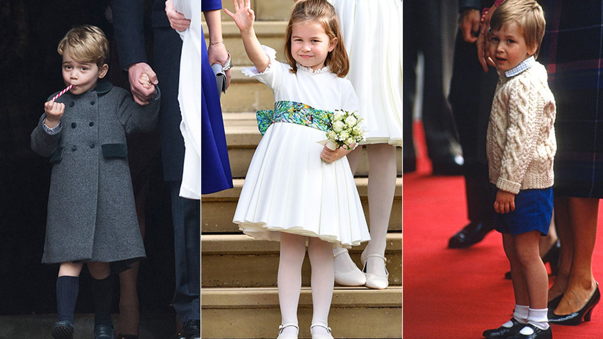Adorable little royals back when they were just three years old, from the Queen to Prince William