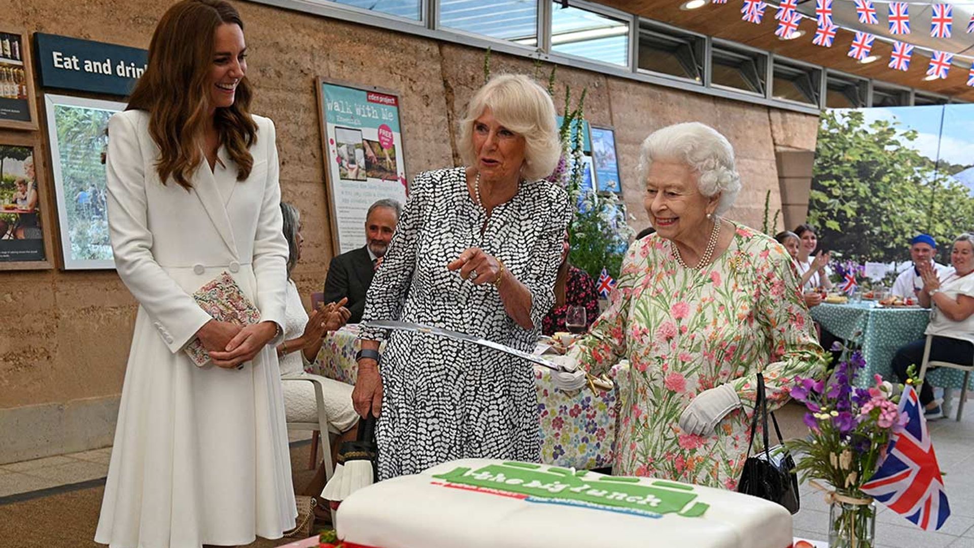 The Queen, Camilla and Kate reunited in Cornwall for G7 summit – all the photos
