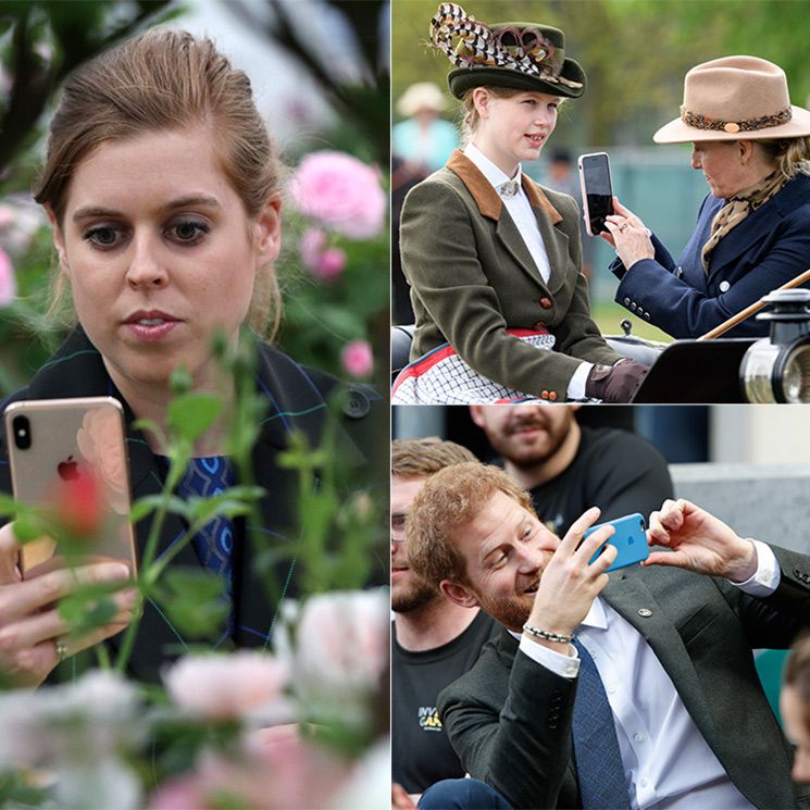 20 times the royals were caught on their phones in public
