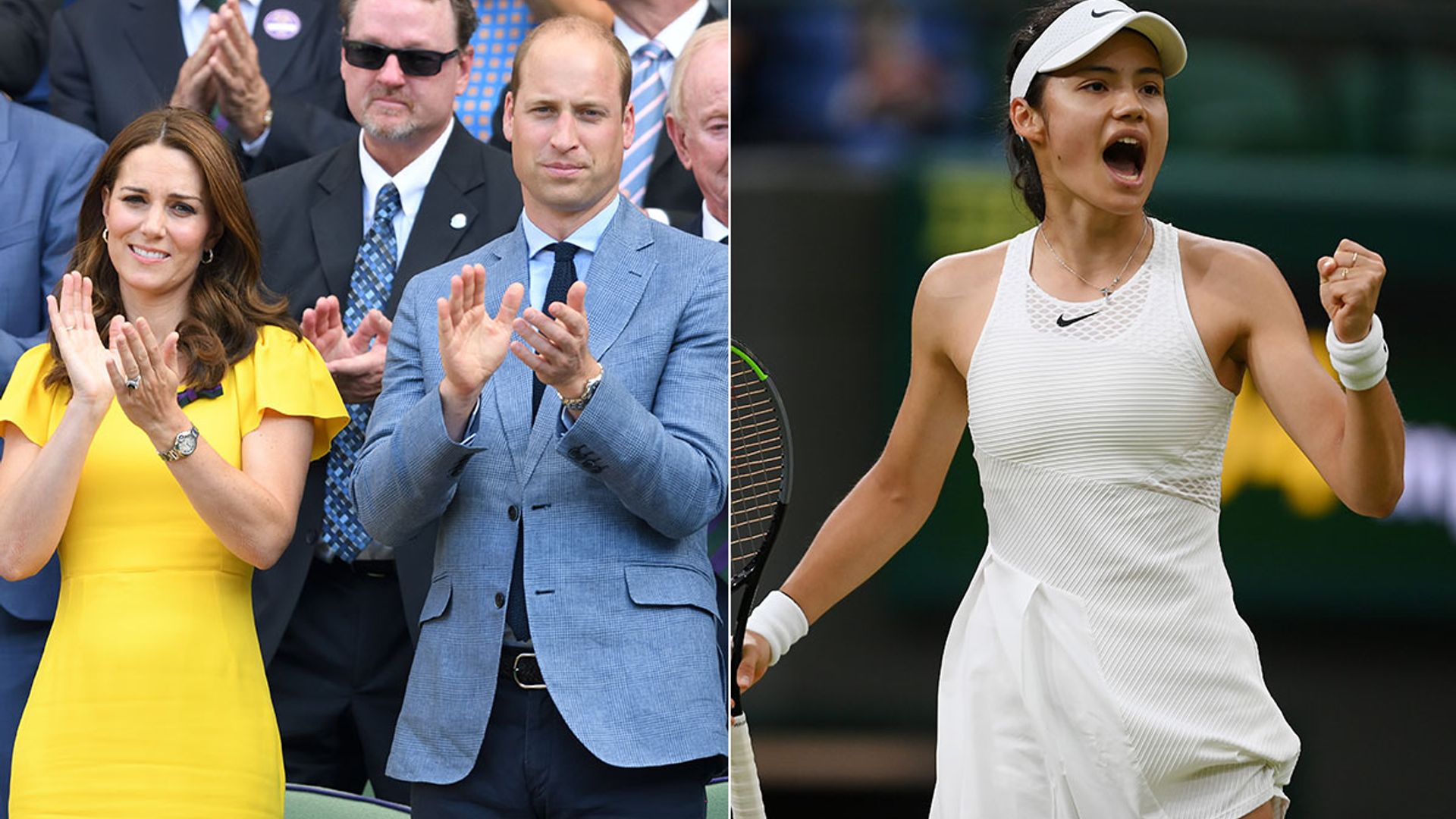 Prince William and Kate Middleton respond to tennis star Emma Raducanu after Wimbledon exit