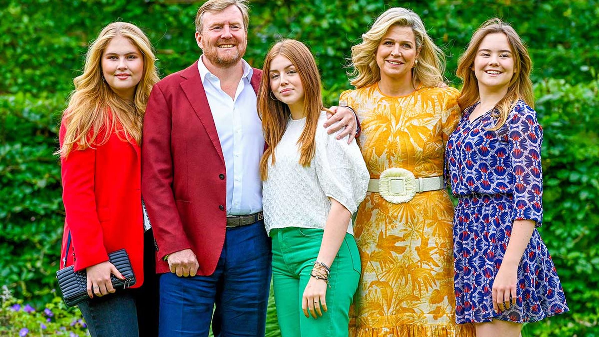 Queen Maxima wows in summer family photoshoot with daughters