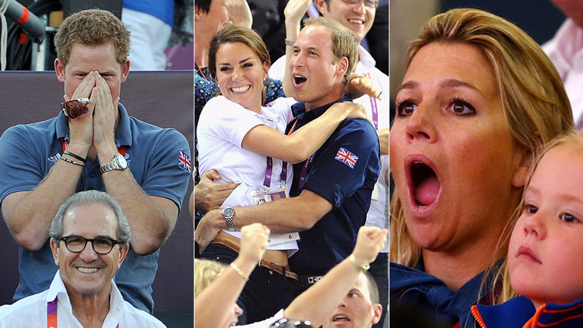 Royals around the world having fun at the Olympics through the years