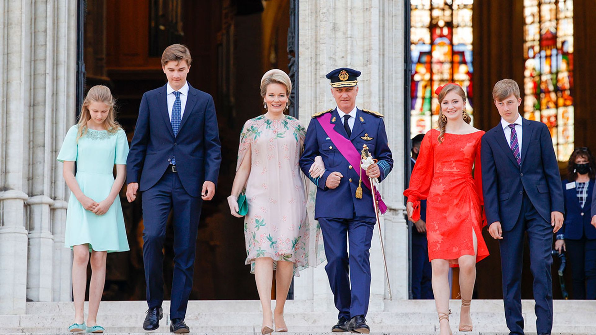 Belgium's Queen Mathilde shares new photo of children as they head back to school