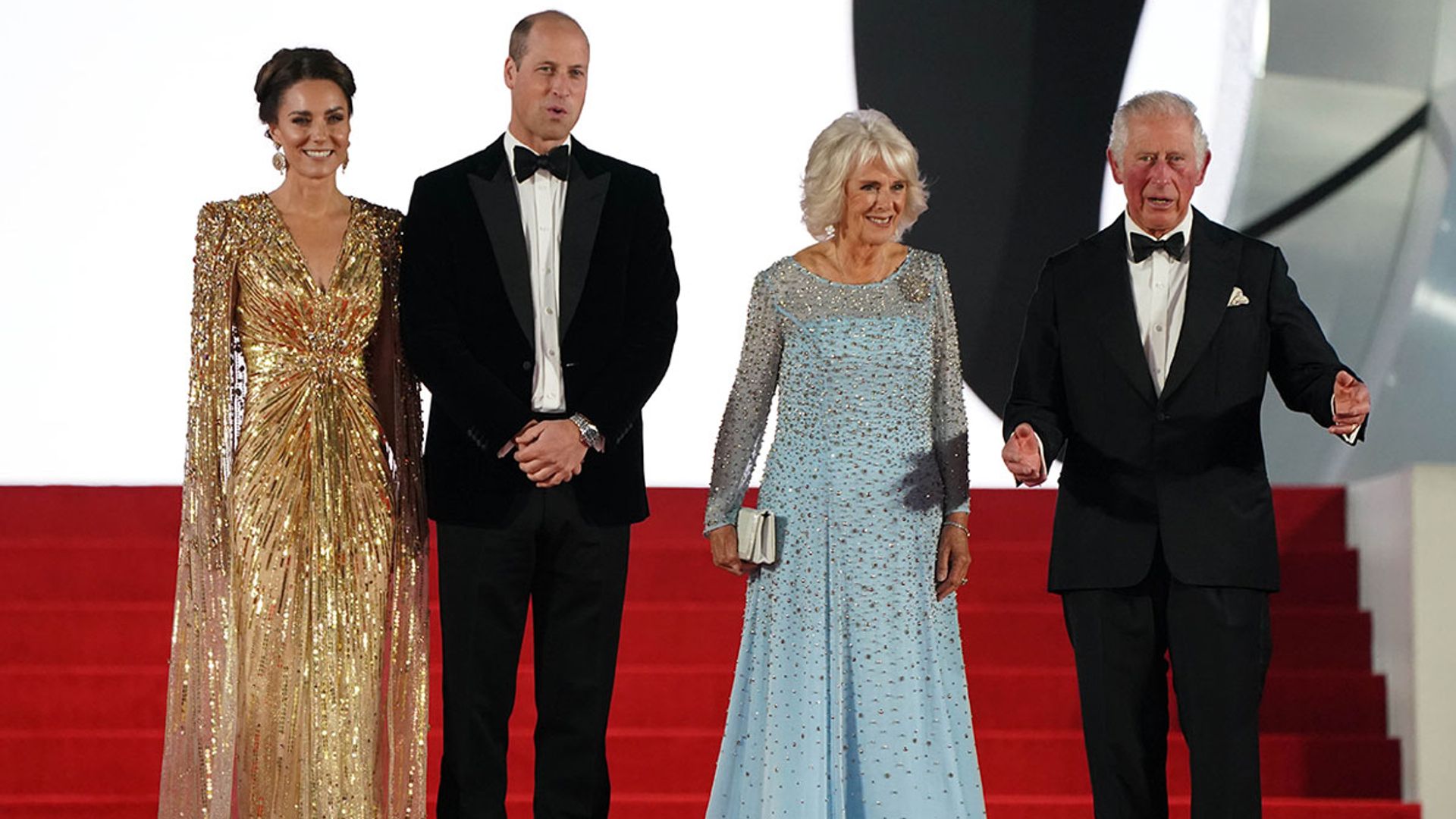 Kate Middleton and Duchess Camilla wow at James Bond premiere with William and Charles - best photos