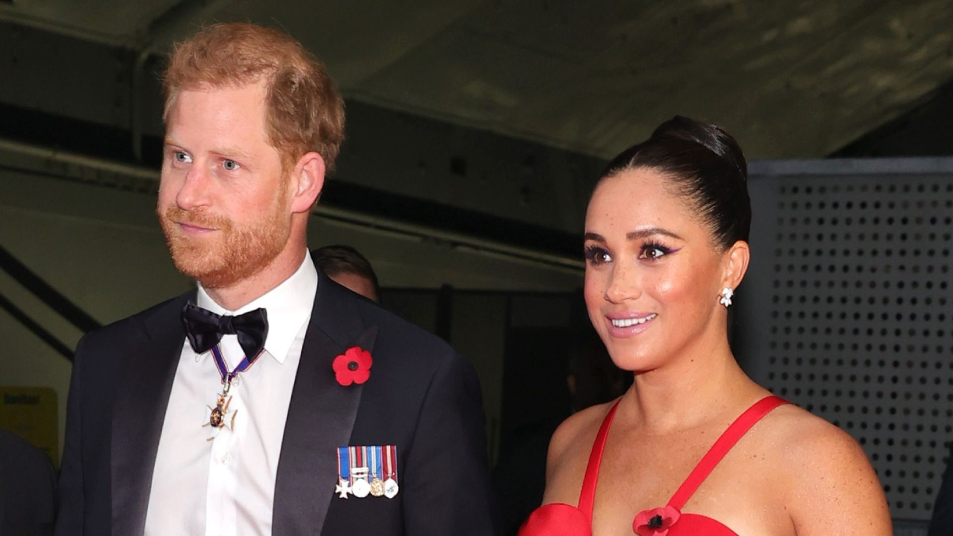 Prince Harry jokes he is 'living the American dream' as Meghan Markle joins him for military gala